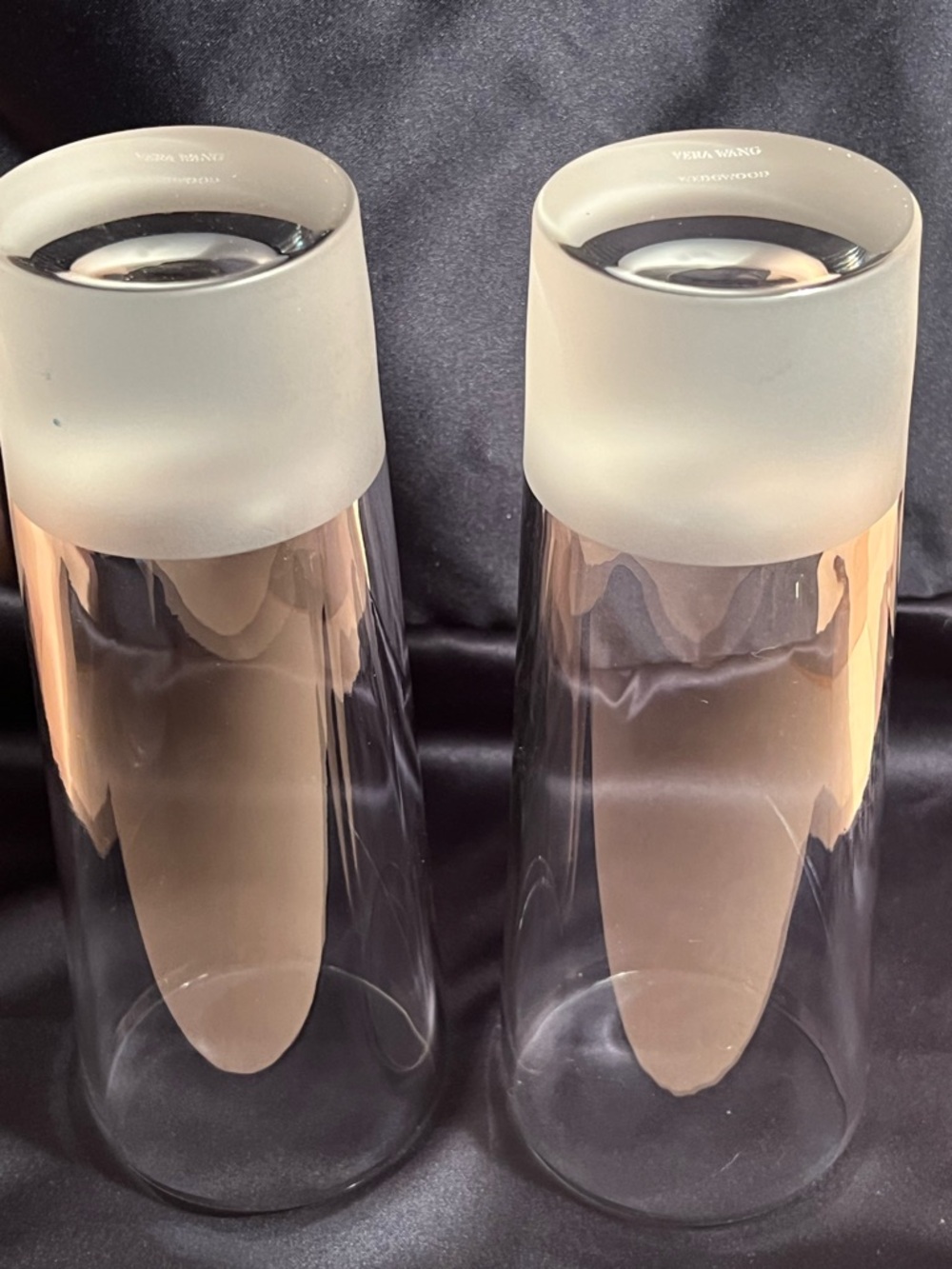 VERA WANG WEDGEWOOD set of 2 Glasses (Gorgeous)no box - Picture 6 of 9